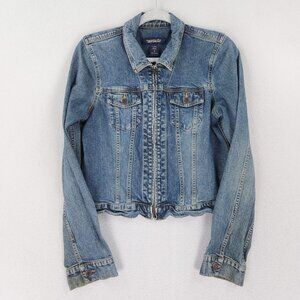 Abercrombie & Fitch Light Blue Denim Jean Jacket